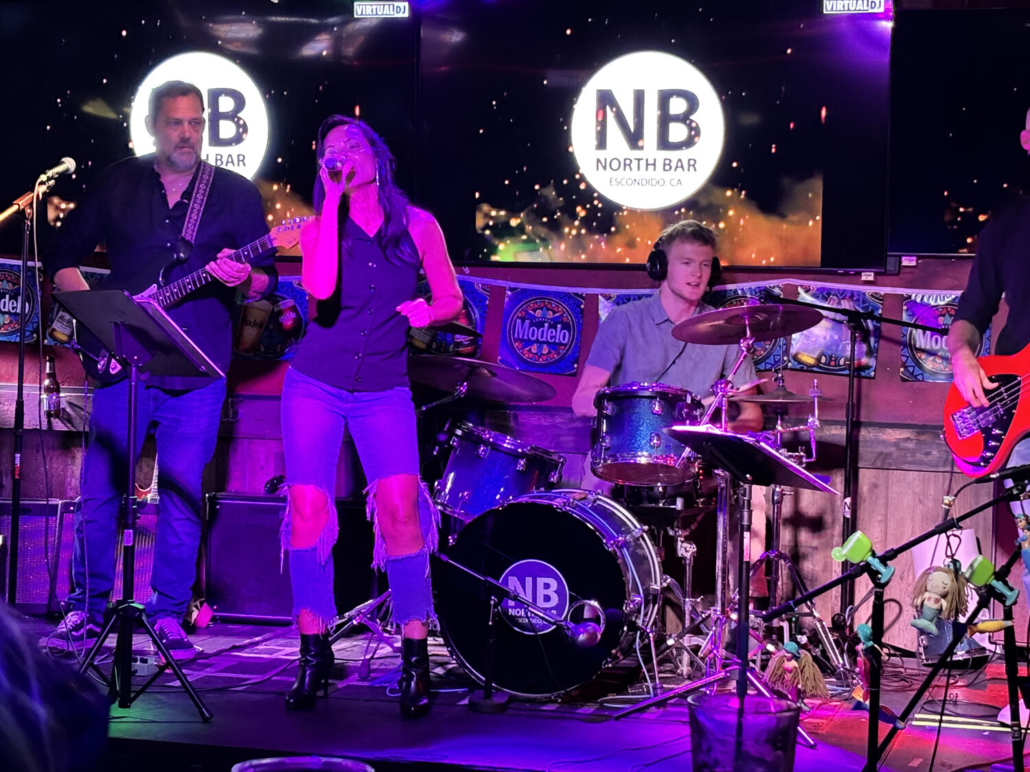 Velvet Echo performing live
